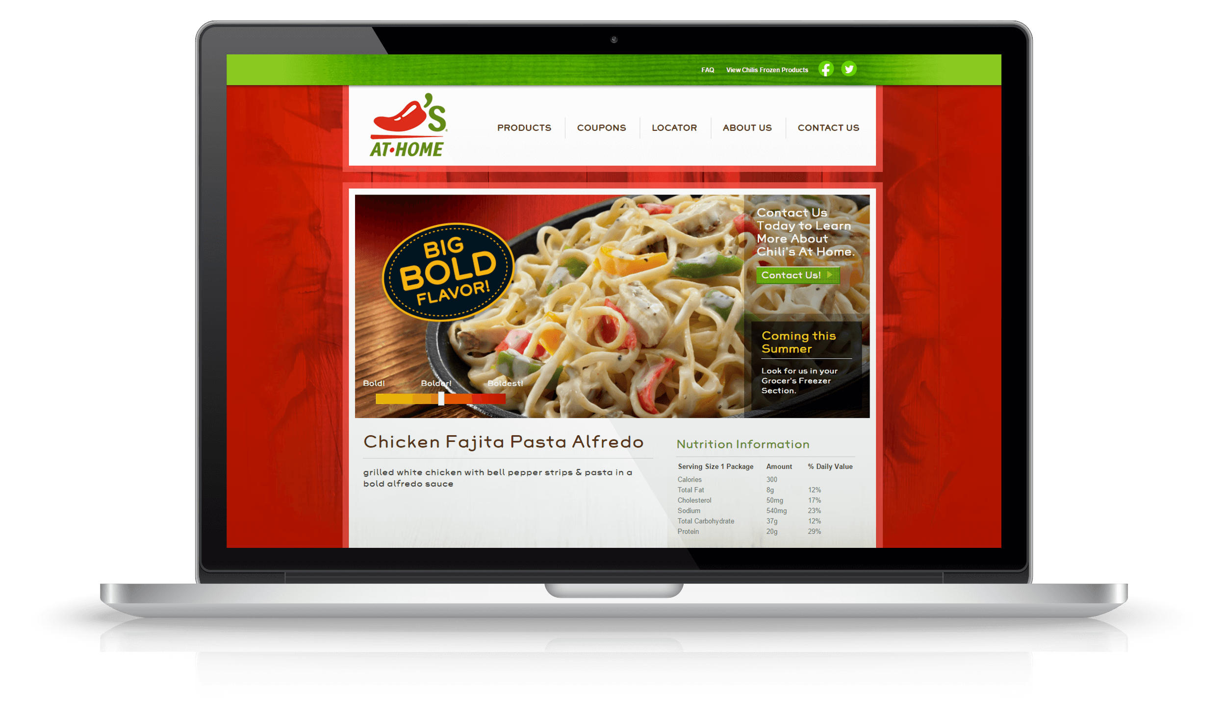Pixelnation Project: Chilis at Home Website - Products Single Page